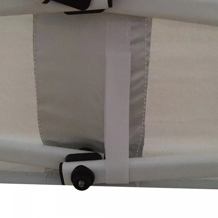 Outsunny 13' X 13' Pop Up Gazebo, Height Adjustable Party Tent, White