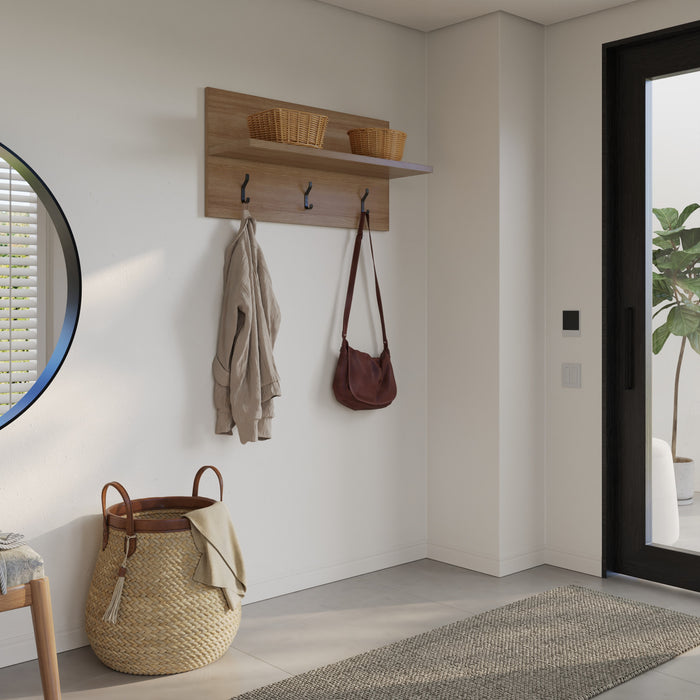 Porto Entryway Wall-Mounted Coat Rack