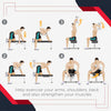 Soozier 2 x 30lbs Rubber Dumbbells Weight Set, Dumbbell Hand Weight for Body Fitness Training