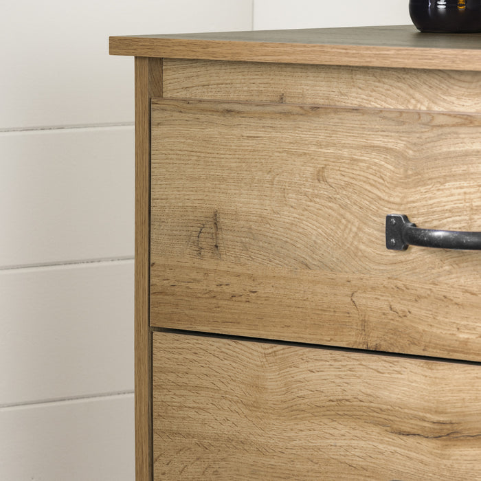 Tassio 5-drawer Chest - Nordik Oak 