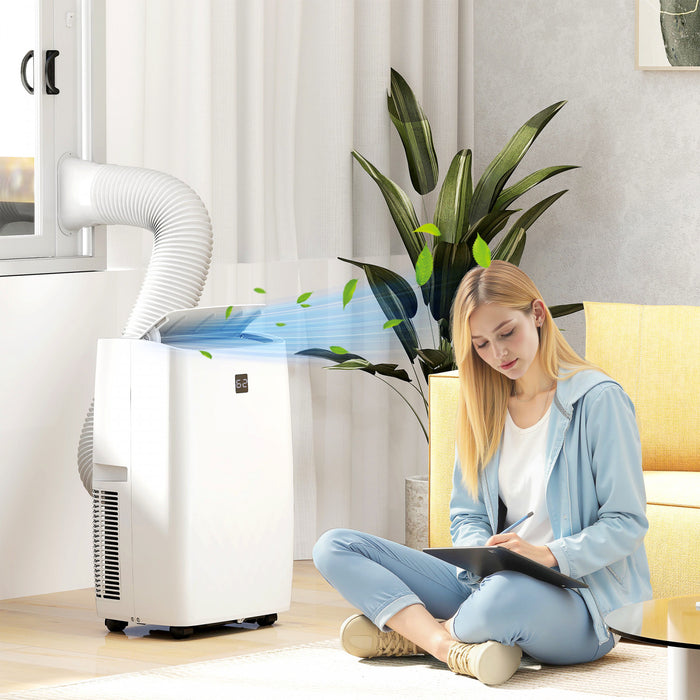 HOMCOM 12000 BTU Portable Air Conditioner with Dehumidifier & Fan, AC Unit