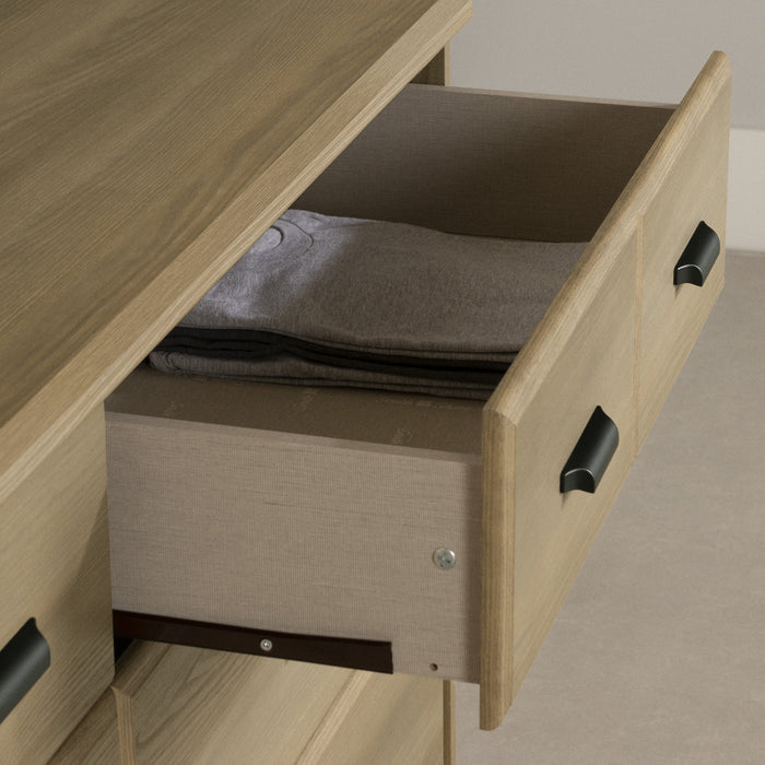 Versa 6-drawer Dresser - Natural Ash 