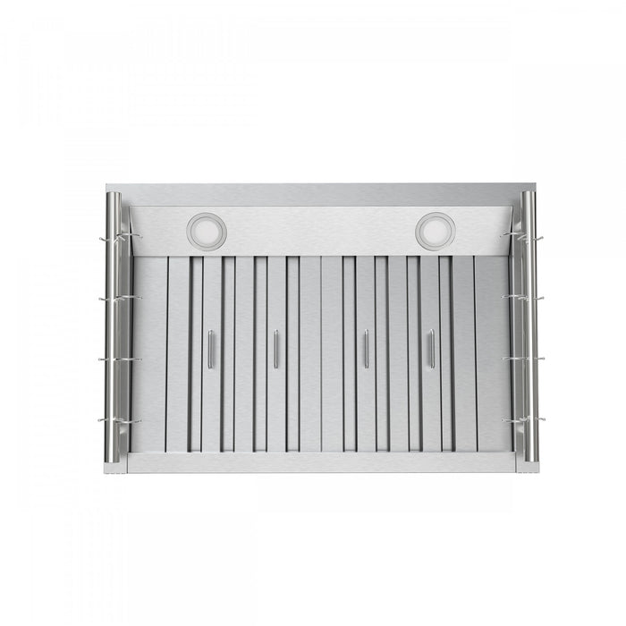 Forno Venezia 30 Inch Wall-Mounted Range Hood, Stainless steel-FRHWM5503-30