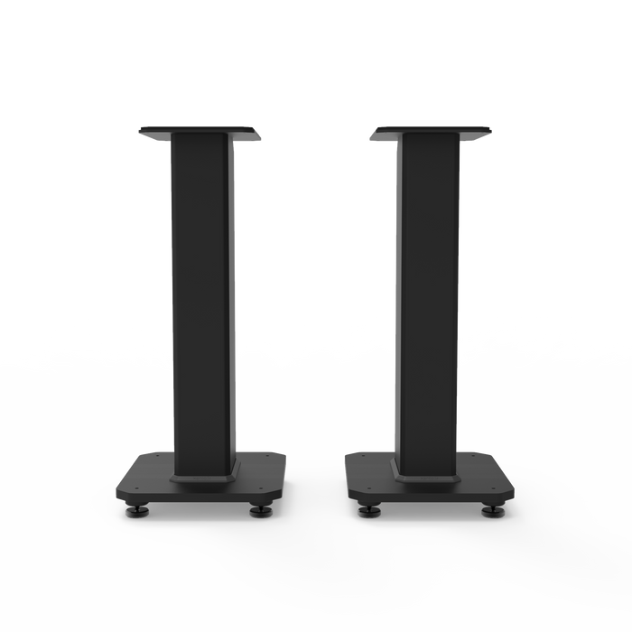 Kanto SX22 22\" Fillable Speaker Stands with Isolation Feet and Fillable Channel - Pair, Black