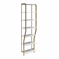 Dorel Home Gwyneth Closet Shelves - White Marble