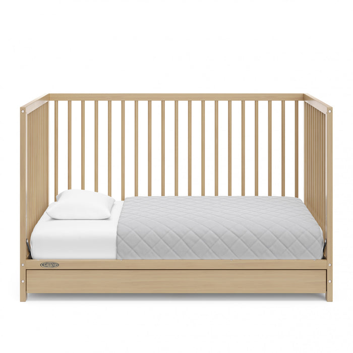 Graco Teddi 5-in-1 Convertible Crib with Drawer - Driftwood