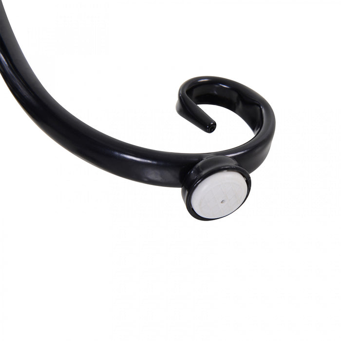 Outsunny 2-tier Flower Pot Stand, Freestanding Plant Display Rack Indoor Outdoor, Metal Plant Stand, Easy To Clean, For Porch, Patio, Backyard Or Living Rooms