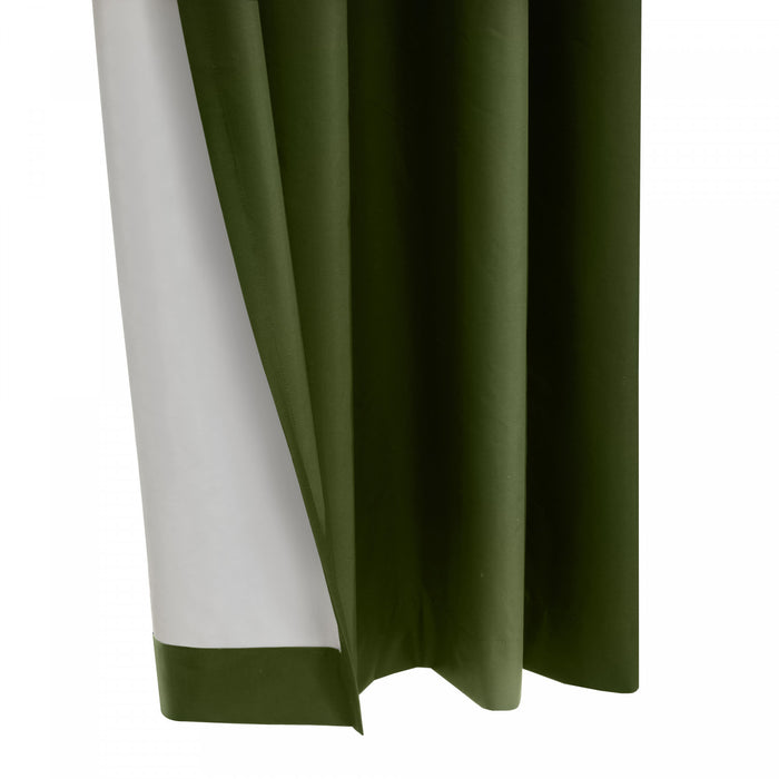 Thermaplus Alpine Olive Blackout Grommet Curtain Panel - 52 x 84