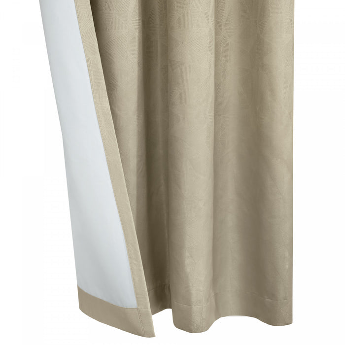Thermaplus Ethan Linen Blackout Grommet Curtain Panel - 52 x 84