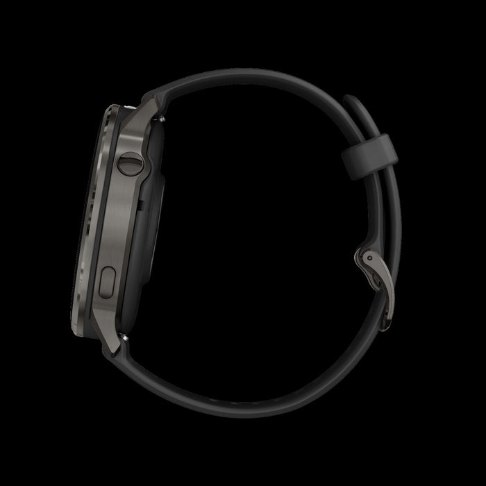 Garmin Venu 4 45mm Slate Multisport Smartwatch - Performance Monitor, Fitness Age Estimate, Turn-by-Turn Navigation, SatIQ Tech, Voice Control