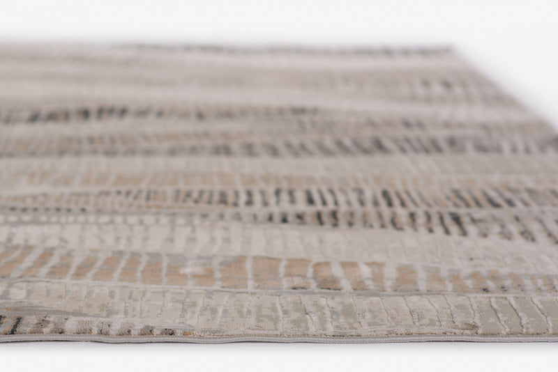 Briar Contemporary 2'2\" x 7'7\" Runner Rug in Grey Indoor Area Rug