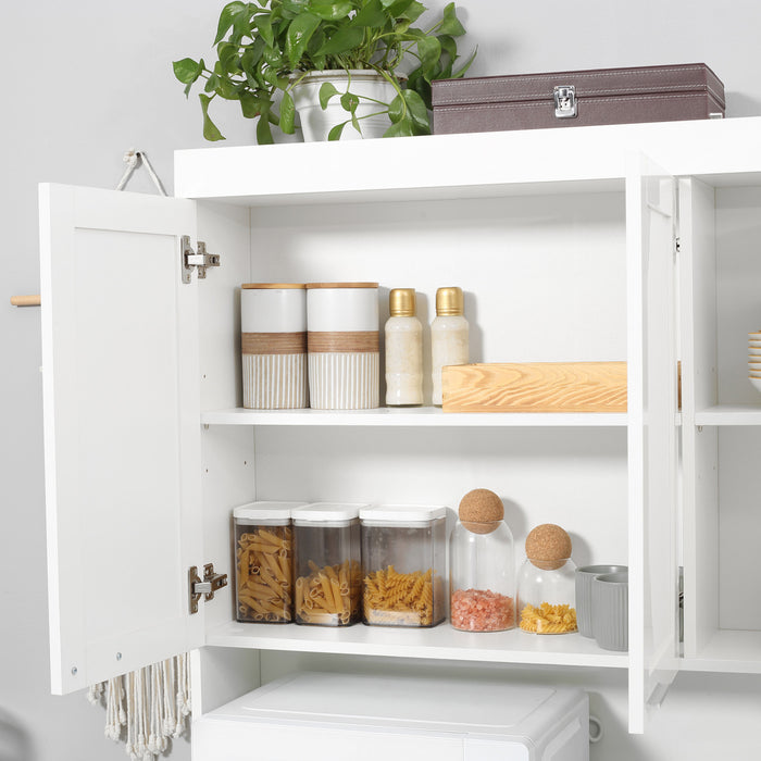 HOMCOM Kitchen Pantry Storage Cabinet with Adjustable Shelf and Drawer