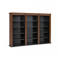 Triple Wall Mounted Storage - Cherry Black