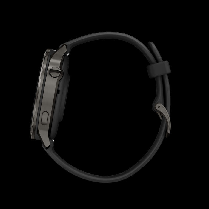 Garmin Venu 4 41mm Slate Black GPS Smartwatch - Training Wearable, Heart Rate, Stress Track, Workout Suggestions, Training Readiness, Mixed Sessions