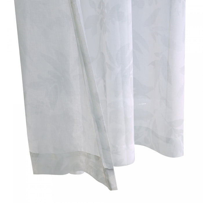 Habitat Floralie Olive Light Filtering Grommet Curtain Panel - 52 x 84