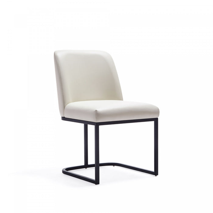 Serena Modern 6-Piece Dining Set in Ivory Dining Chair