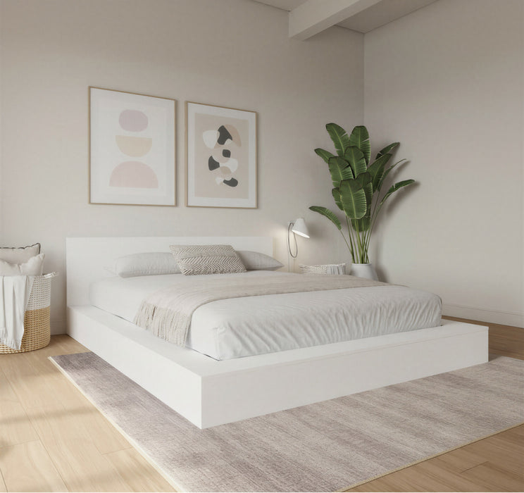 Kanso Low Platform Bed Set King Bed