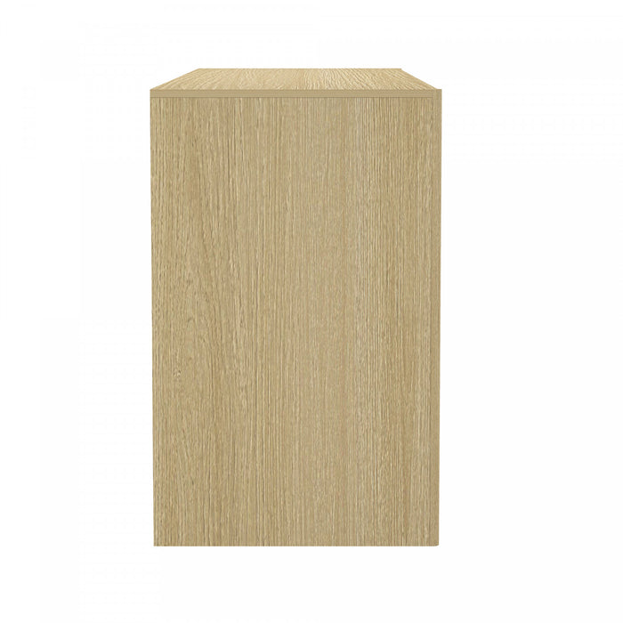 Linda Modern 72\" Dresser in Natural Oak (6-Drawer)