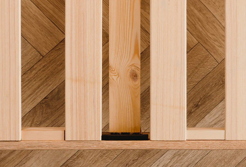 Smart Base Essential Queen Metal Platform Bed Frame - Natural