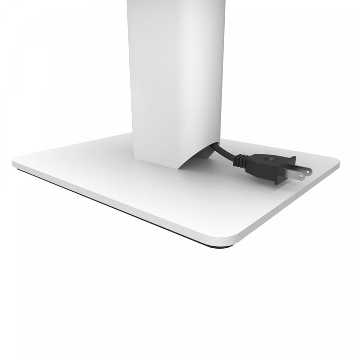 Kanto SP6HD 6\" Universal Desktop Speaker Stands with Cable Management - Pair, White