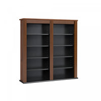 Double Wall Mounted Storage - Cherry Black