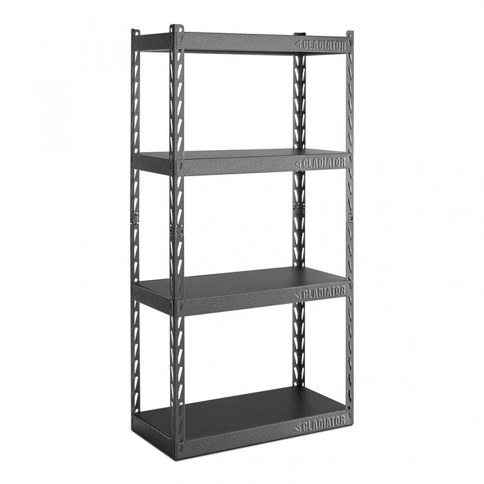 Gladiator 30\" Wide EZ Connect Rack with Four 15\" Deep Shelves - Hammered Granite