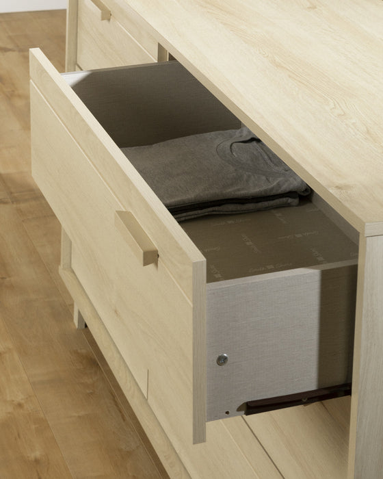 Noah 6-Drawer Dresser Bleached Oak - South Shore