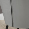 HOMCOM Dining Chairs Set of 2, Upholstered Kitchen Chairs with Backrest