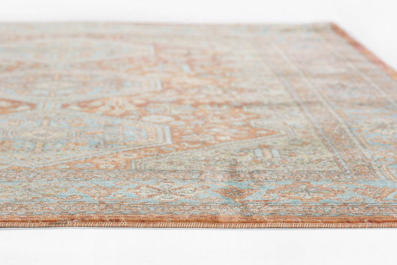 Alicia Traditional 9'3\" x 11'10\" Area Rug in Brown Indoor Area Rug