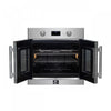 Forno Asti 30" French Door Electric Wall Oven in Stainless Steel, 3.68 cu. ft. - FBOEL1333-30 | Four mural electrique a porte francaise Asti 30 po, acier inoxydable, 3,68 pi³ - FBOEL1333-30