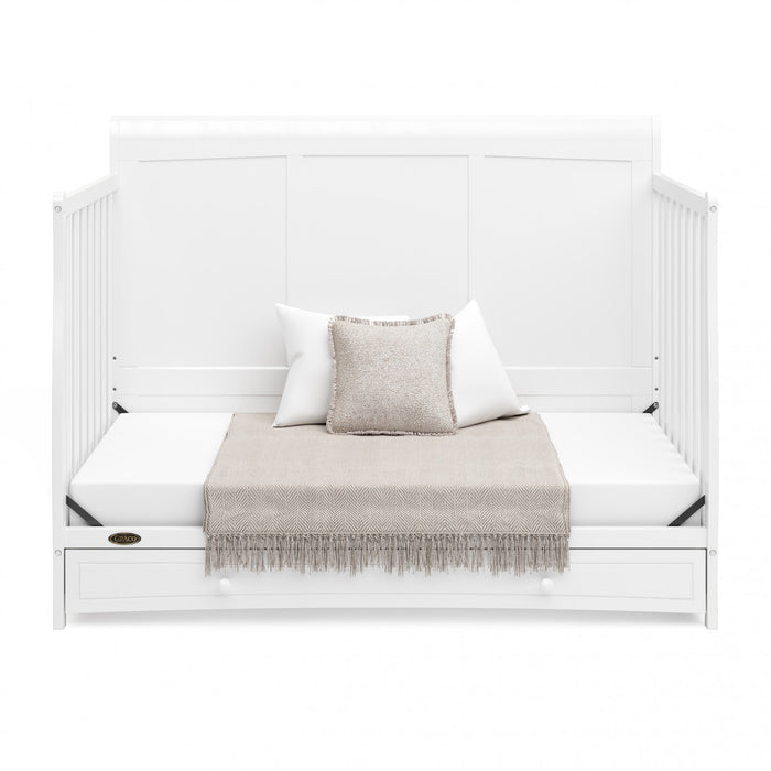 Graco Asheville 4-in-1 Convertible Crib with Drawer - White