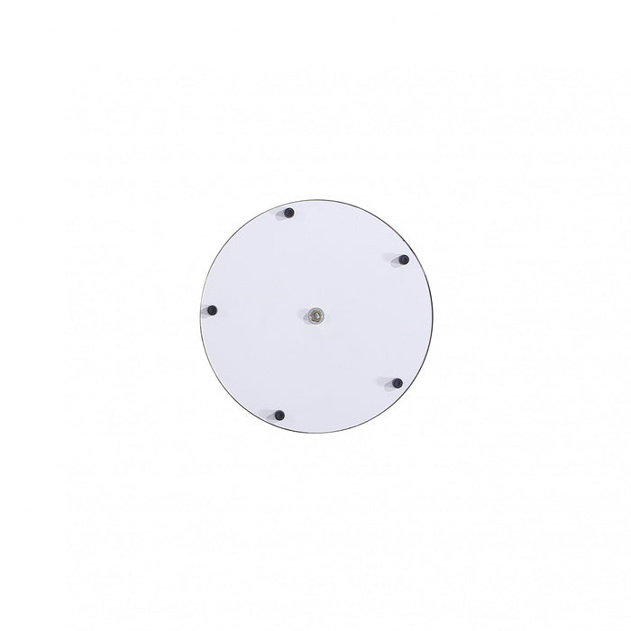 Anderson Modern Metal Top Upholstered End Table in Orange - Set of 2