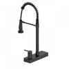 4 Function Chef Pivoting Waterfall Pull-Down Kitchen Faucet, Magnetic Docking. Black-FCWCMBKD1 Laundry Combo | Robinet de cuisine cascade a 4 fonctions, pivotant, douchette extractible, aimante. Noir-FCWCMBKD1