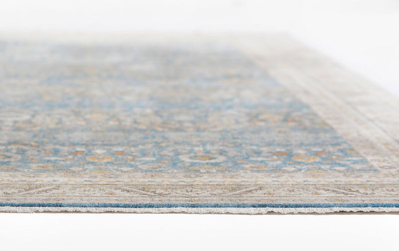 Gianna Traditional 9'0\" x 12'0\" Area Rug in Blue Indoor Area Rug