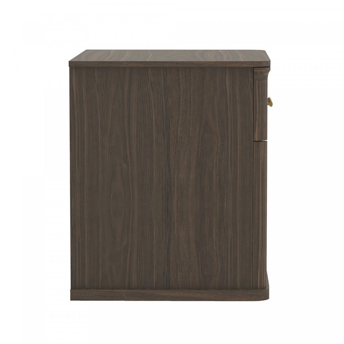 Clifford Traditional Nightstand in Walnut (1-Drawer)