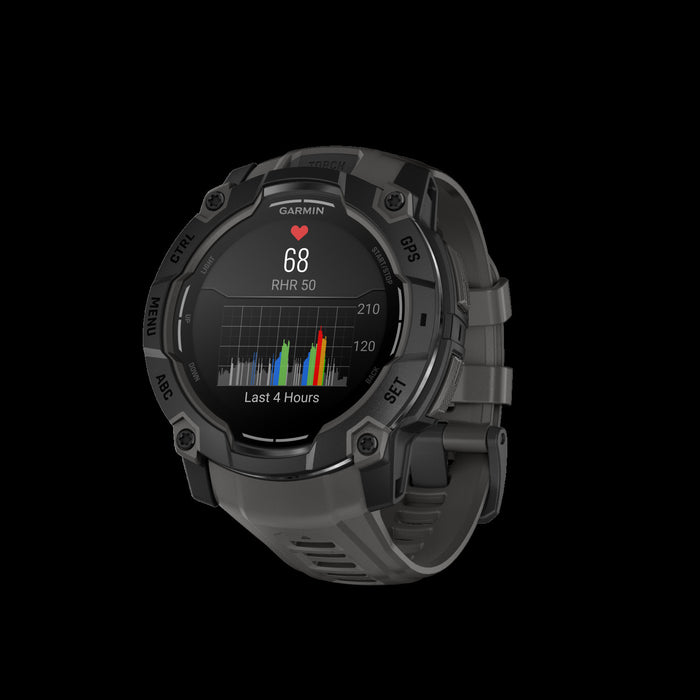 Garmin Instinct 3 Amoled Smartwatch 50 Mm - Rugged Militart Spec 810, Compass, Barometric Altimeter 