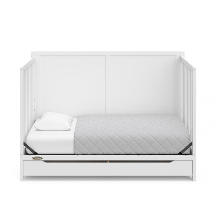 Graco Melrose 5-in-1 Convertible Crib with Drawer - White