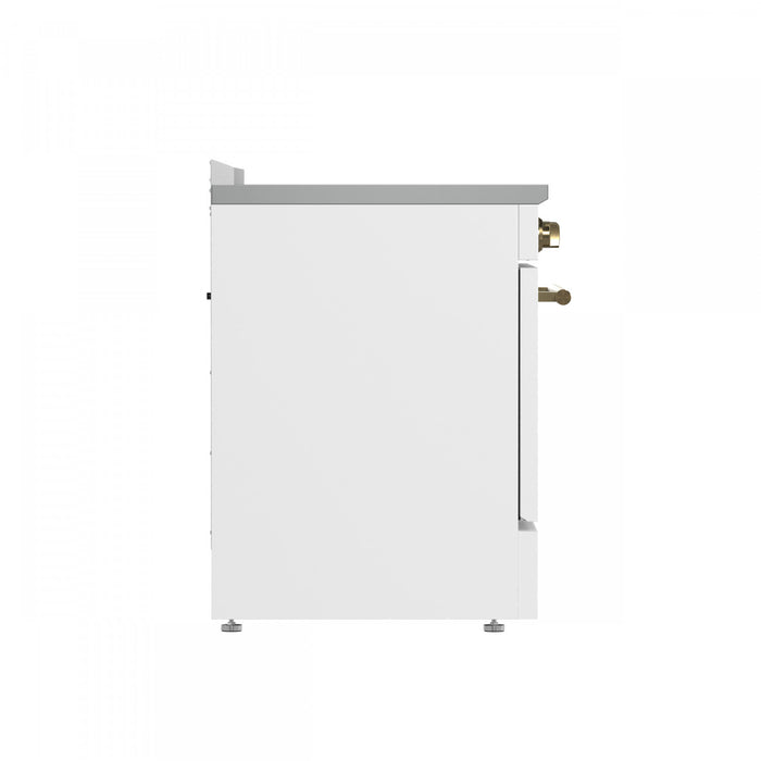 Forno Paolo 30\" White Electric Range, 4.38 CU.FT. - FFSEL6011-30WHT