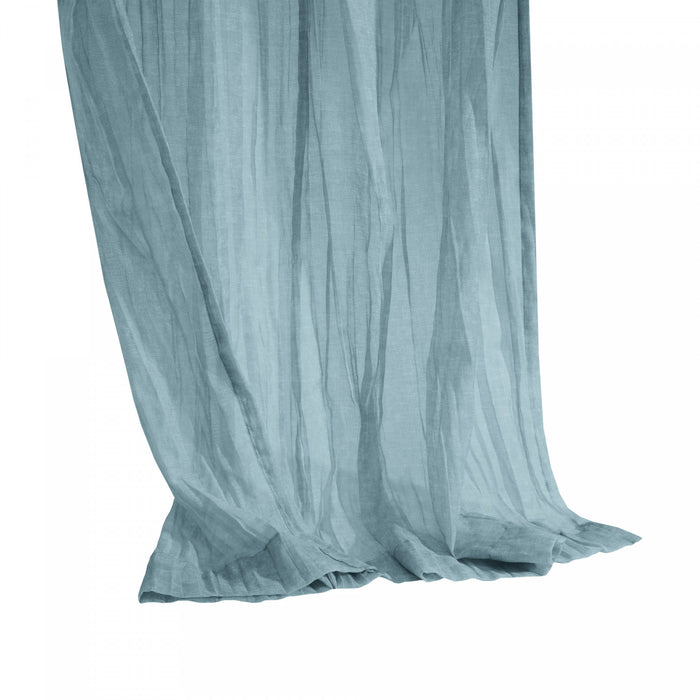 Habitat Paloma Cream Sheer Dual Header Curtain Panel - 52 x 108