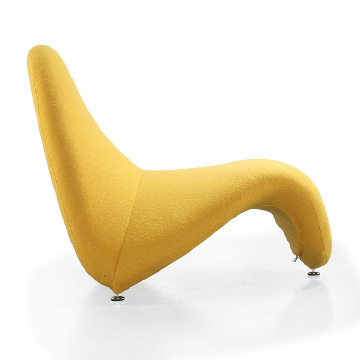 MoMa Modern 1-Piece Accent Chair in Purple, Teal and Yellow
