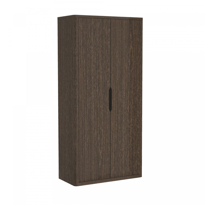 Rivington Modern 38\" Bookcase Cabinet in Walnut - Set of 3