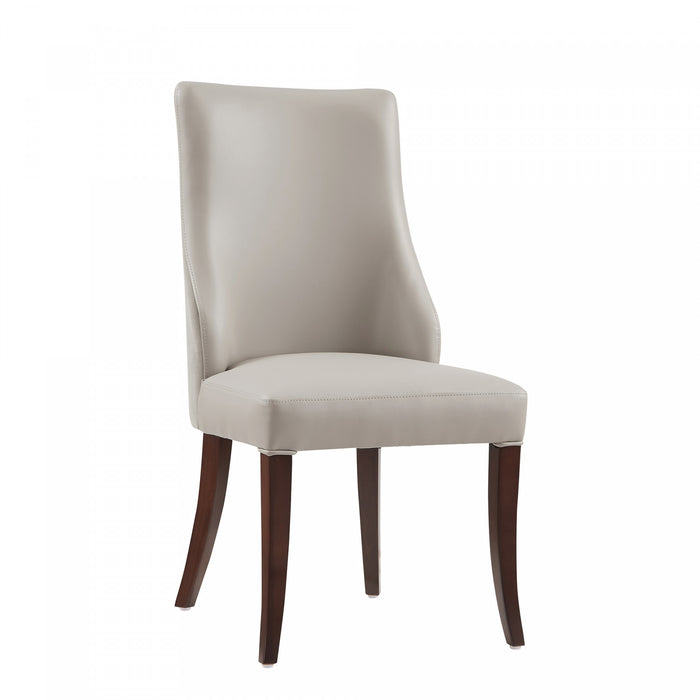 Connie Modern 6-Piece Dining Chair Set in Light Gray