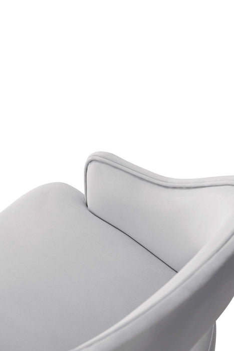 Carrington and Rockaway Modern Industry Chic 7-Piece Dining Set in Light Gray and Black