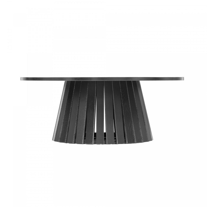 Layla Scandinavian Modern Coffee Table in Black