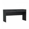 Evelyn Modern 60" Writing Desk in Charcoal Gray (2-Drawer) | Bureau d’ecriture moderne Evelyn 60" en gris charbon (2 tiroirs)