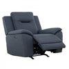 Sutton 42 in. Upholstered Power Rocker Recliner - Blue | Fauteuil bercant inclinable electrique Sutton de 42 po rembourre - Bleu