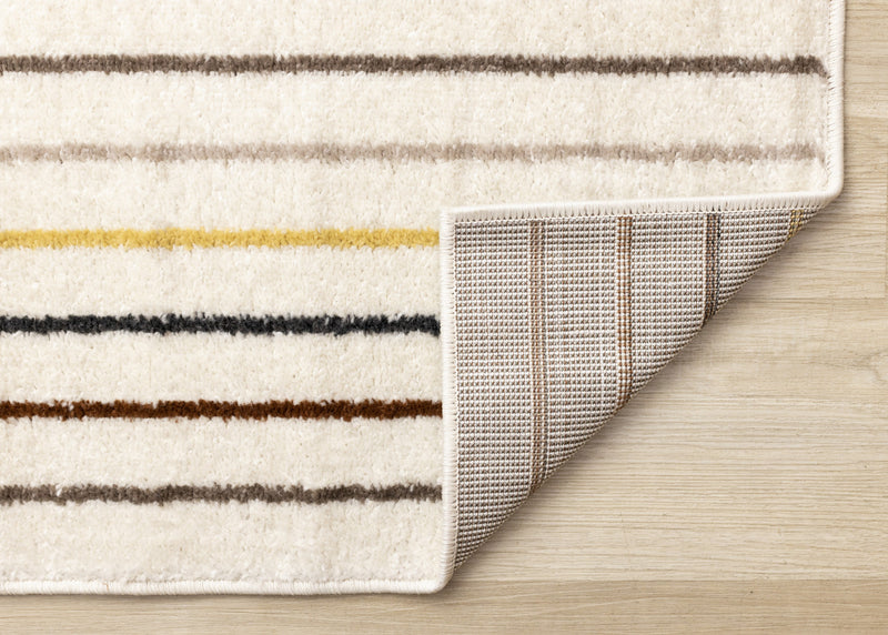 Marley Multi-Colour Double Rainbow Area Rug - 5'3\" x 7'7\"