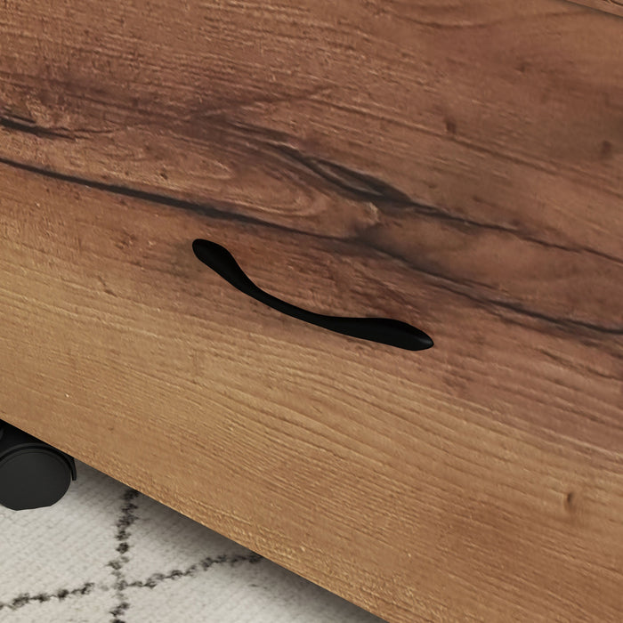 Vinsetto Mobile File Cabinet With Drawers, Hanging Bars For Letter A4