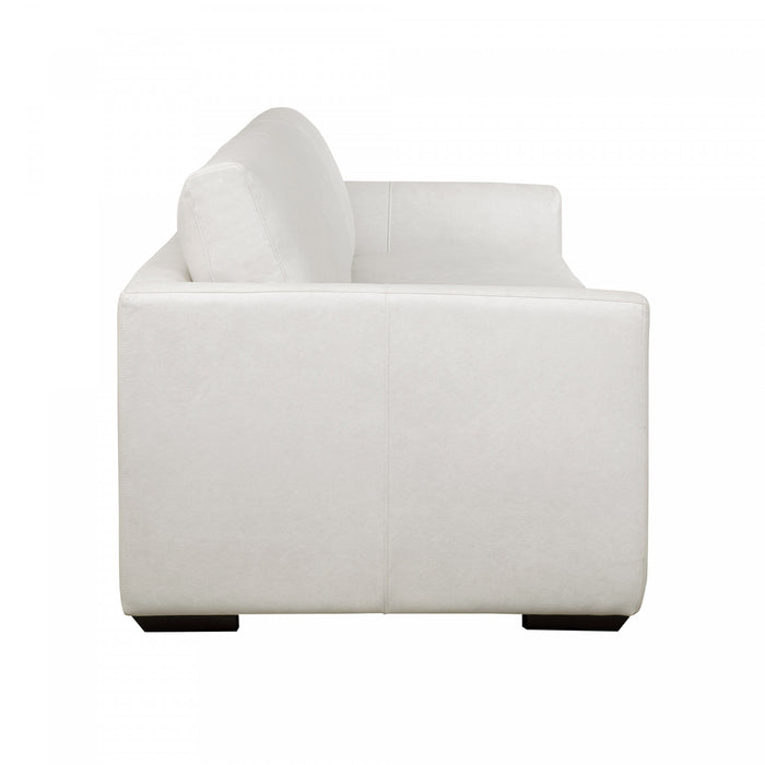 Cleo Contemporary 96\" Upholstered Sofa in Cream