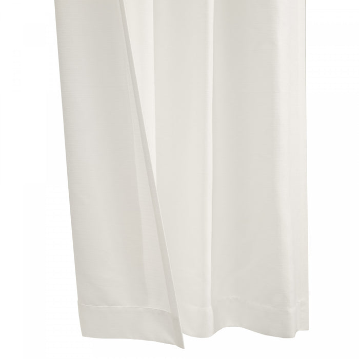 Habitat Mulberry White Light Filtering Dual Header Curtain Panel - 54 x 95